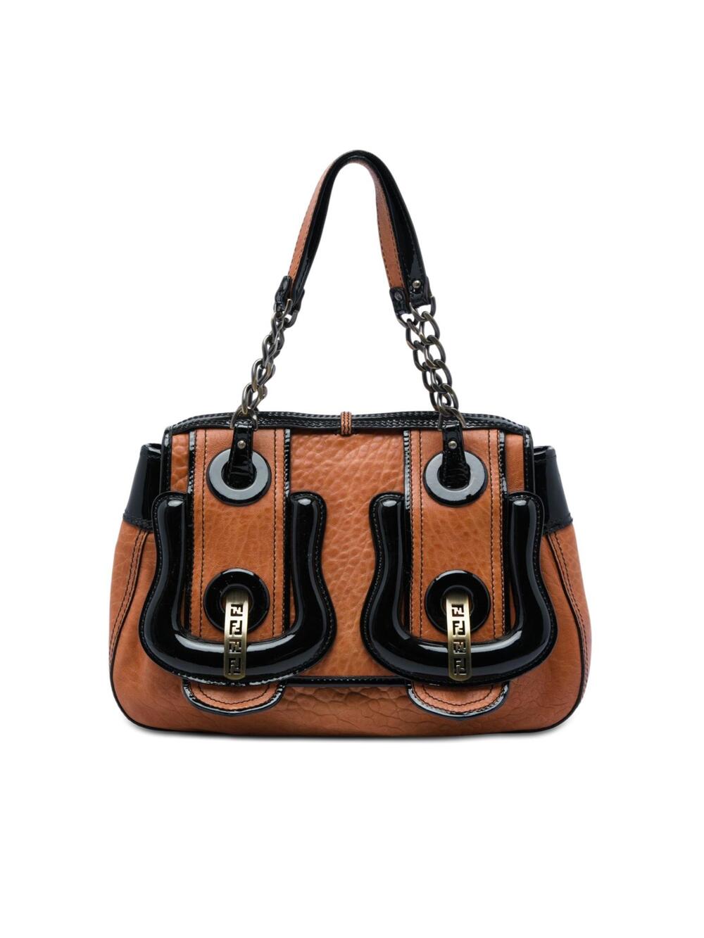 Fendi Medium Leather B Bag Top Handle #325994F61B